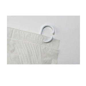 Croydex 180cm x 180cm Vinyl Shower Curtain - White | CRXAE100022