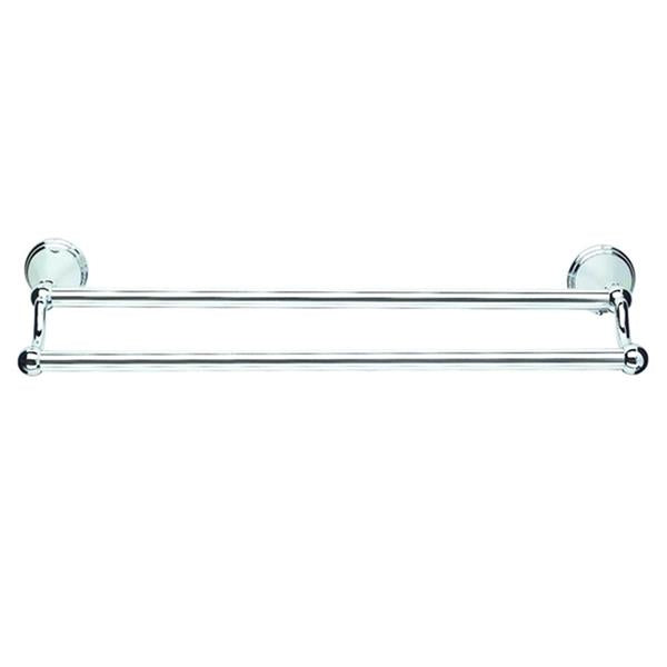 Croydex Westminster Double Towel Rail - Chrome | CRXQM202841