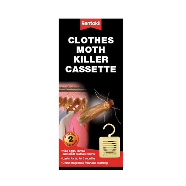 Rentokil Clothes Hanging Moth Killer Cassette Pack of 2 | 0425-69