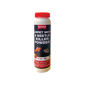 Rentokill Carpet Moth & Beetle Killer Powder 150g