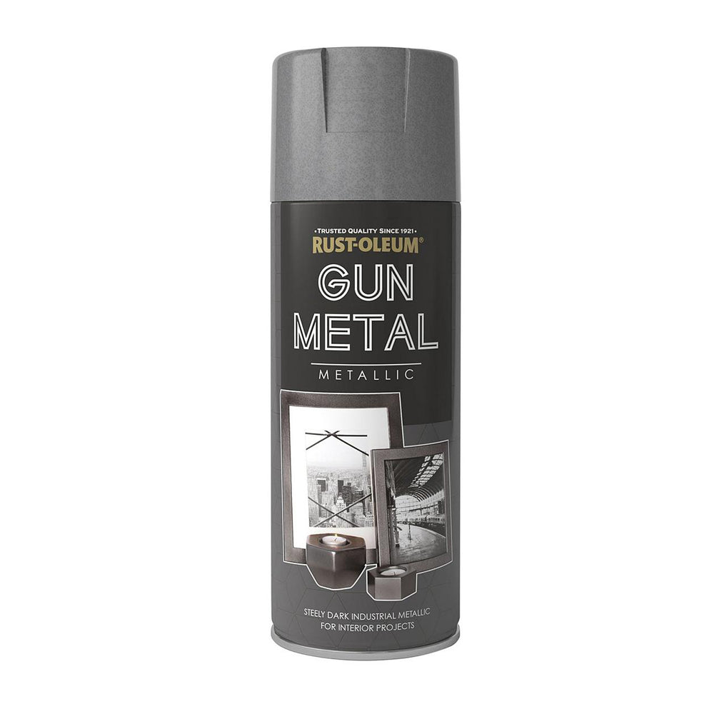 Rustoleum Elegant Gun Metal Grey Metallic 400ml | PTOU229