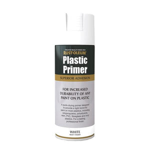 Rustoleum Plastic Primer Spray Paint 400ml -  Matt White