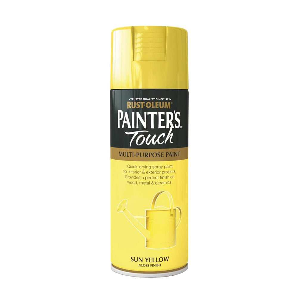 Rustoleum Painters Touch Multi-Purpose Spray Paint 400ml - Sun Yellow | PTOU013