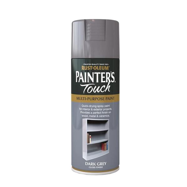 Rustoleum Painters Touch Multi-Purpose Spray Paint 400ml - Dark Grey | PTOU010