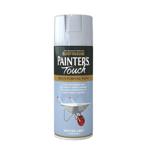 Rustoleum Painters Touch Multi-Purpose Spray Paint 400ml - Winter Grey |  PTOU044