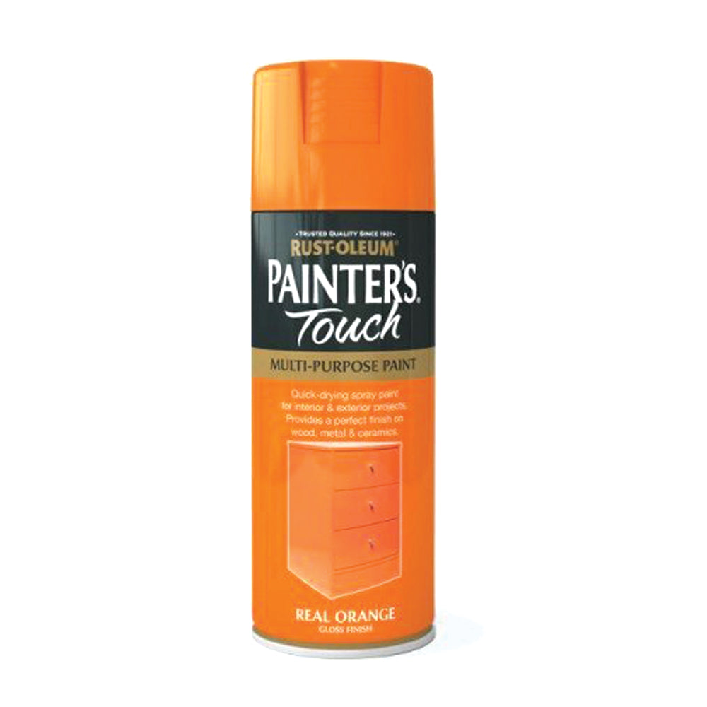 Rustoleum Painters Touch Multi-Purpose Spray Paint 400ml - Real Orange | PTOU045