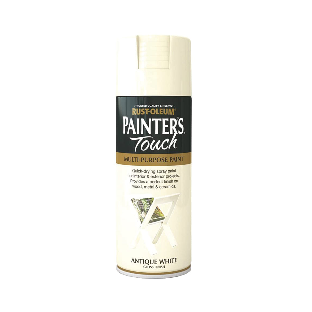 Rustoleum Painters Touch Multi-Purpose Spray Paint 400ml - Antique White | PTOU024