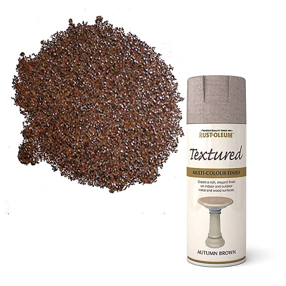 Rustoleum Textured Spray Paint 400ml - Autumn Brown | PTOU035