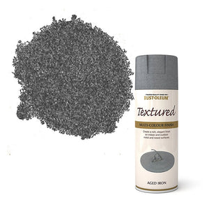 Rustoleum Textured Spray Paint 400ml - Aged Iron | PTOU037