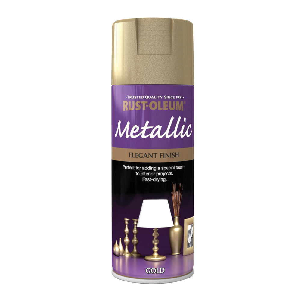 Rustoleum Elegant Metallic Gold Spray - 400ml | PTOU019