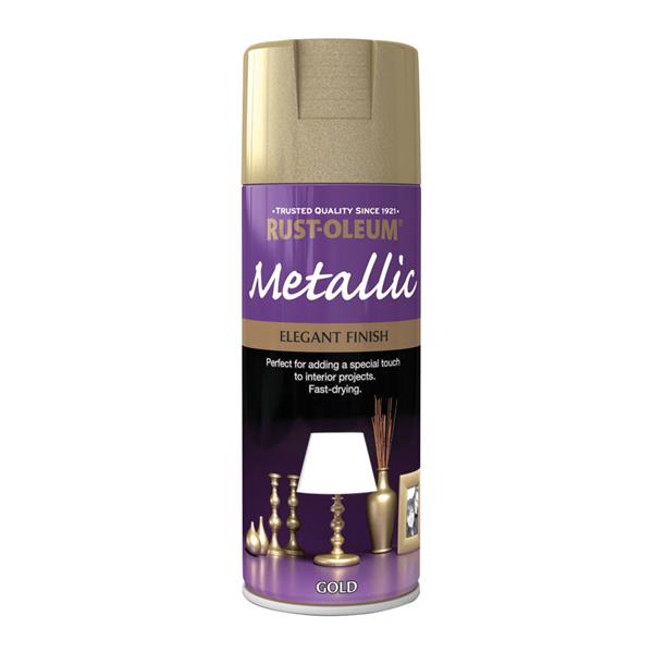 Rustoleum Elegant Metallic Gold Spray - 400ml | PTOU019