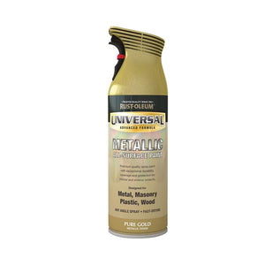 Rustoleum Metallic Pure Gold Universal Metal And All Surface Spray Paint - 400ml | PTOU072