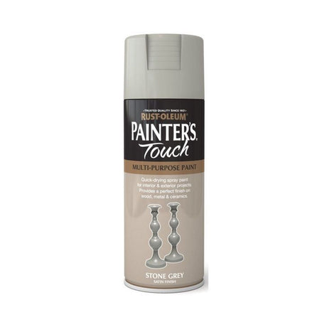 Rustoleum Painters Touch Multi-Purpose Spray Paint 400Ml - Stone Grey | PTOU214