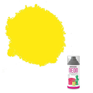Rustoleum Neon Effect Spray Paint 150ml - Satin Yellow | PTOU310