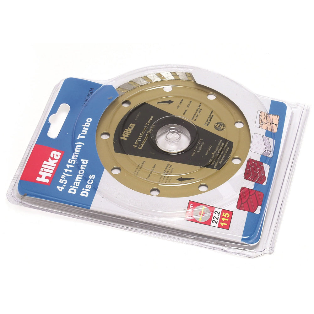 Hilka 4.5" (115mm) Turbo Diamond Cutting Disc | 51303004