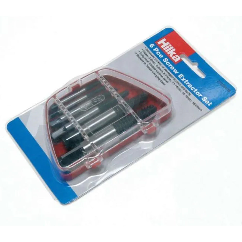 Hilka 6 Piece Screw Extractor Set | 37855006