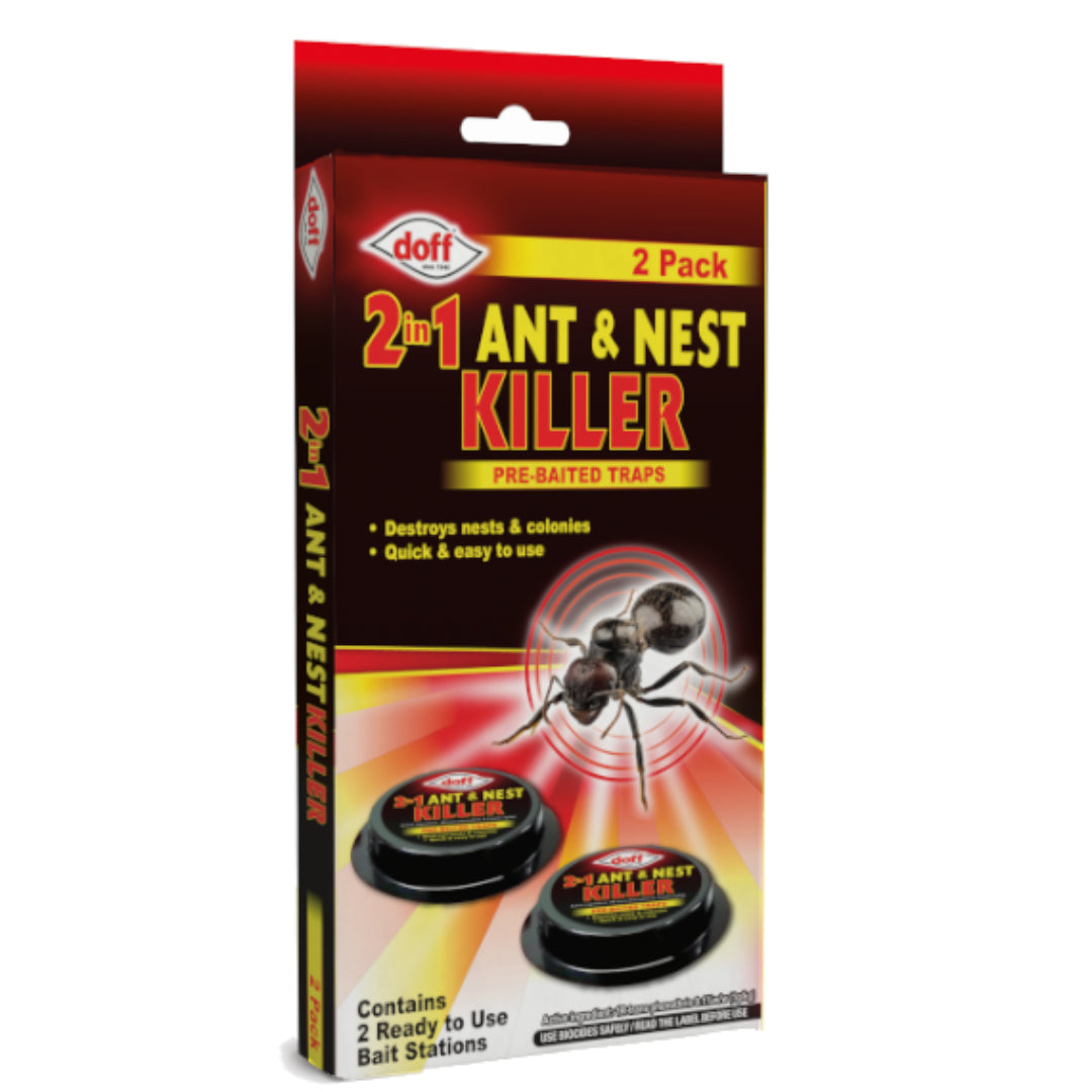 Doff Ants AnT Bait Station Killer Traps Pack of 2 | 1930-70