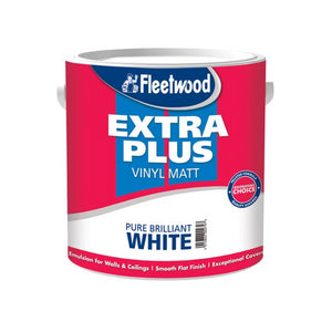Fleetwood 2.5 Litre Extra Plus Viny Matt - Brillant White | MEP25BW
