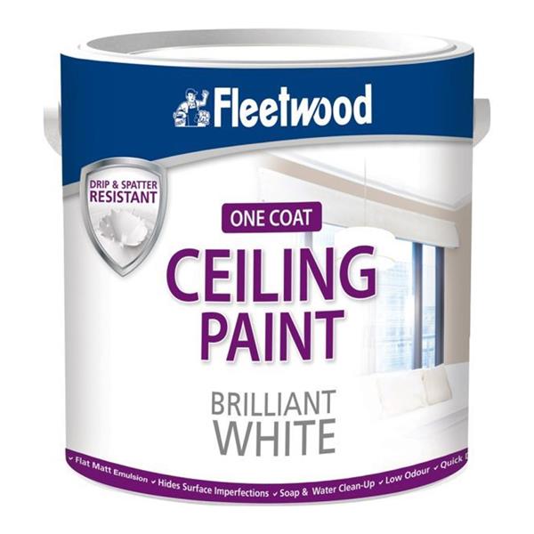 Fleetwood Ceiling Paint 5 Litre - Brilliant White | CLP50BW