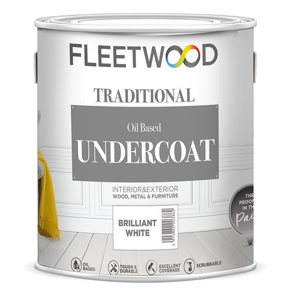 Fleetwood Oil Based Undercoat 5 Litre - White | UNO50BW
