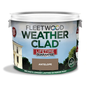 Fleetwood Weatherclad Masonry Paint 10 Litre - Antelope | XWC10AN