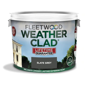 Fleetwood Weatherclad Masonry Paint 10 Litre - Slate Grey | XWC10SG