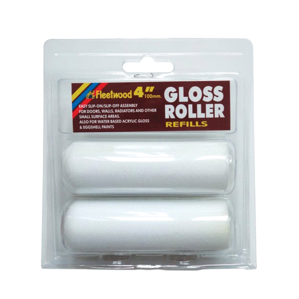 FLEETWOOD 4" SPONGE GLOSSER REFILL 2 PACK | MS4GL2