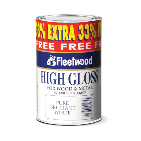 Fleetwood 1 Litre Gloss - Brillant White | GLO01BW
