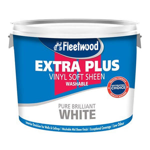 Fleetwood Extra Plus Soft Sheen 10 Litre - Brilliant White | SEP10BW