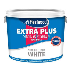 Fleetwood Extra Plus Soft Sheen 10 Litre - Brilliant White | SEP10BW