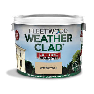 Fleetwood Weatherclad Masonry Paint 10 Litre - Waterstone | XWC10WT
