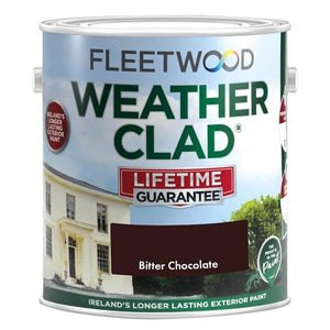Fleetwood Weatherclad Masonry Paint 5 Litre - Bitter Chocolate | XWC50BC
