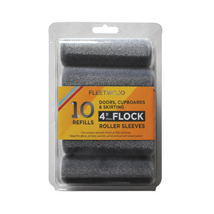 FLEETWOOD 4" FLOCK ROLLER SLEEVE 10 PACK | MSFS10