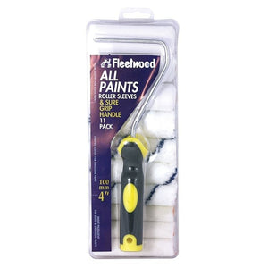 FLEETWOOD 4" ALL PAINT ROLLER SET 10 SLEEVES | MRS4AP