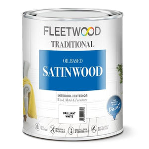 Fleetwood 250ml Satinwood - White | STO03BW