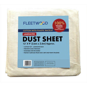 Fleetwood Laminated Cotton 12ft x 9ft Dust Sheet | DSLC129