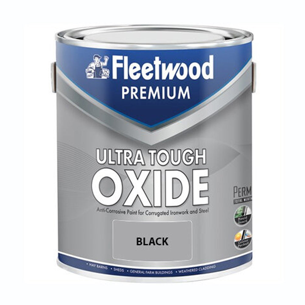 Fleetwood Ultra Tough Oxide Metal Paint 5 Litre - Black | OXFO50BL