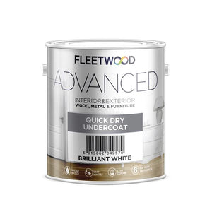 Fleetwood 1 Litre Advanced Quick Drying Undercoat - White | UNA01BW