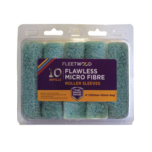 FLEETWOOD FLAWLESS 4" MICRO FIBRE SLEEVE 10 PACK | MS4MI10