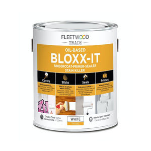 Fleetwood Bloxx-It Oil Based Primer Undercoat and Sealer 1 Litre  - White | PBIO01BW