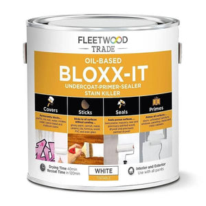 Fleetwood Bloxx-It Oil Based Primer, Undercoat and Sealer 2.5 Litre - White | PBIO25BW