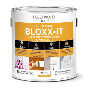 Fleetwood Bloxx-It Oil Based Primer, Undercoat and Sealer 5 Litre - White | PBIO50BW