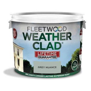 Fleetwood Weatherclad Masonry Paint 10 Litre - Grey Nuance | XWC10GN