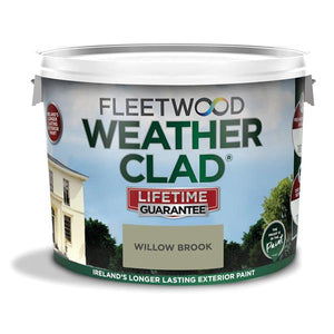 Fleetwood Weatherclad Masonry Paint 10 Litre - Willow Brook | XWC10WB