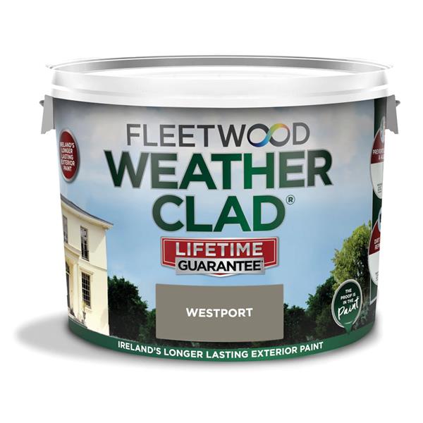 Fleetwood Weatherclad Masonry Paint 10 Litre - Westport | XWC10WP
