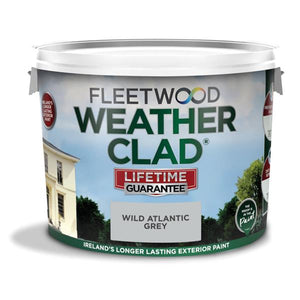 Fleetwood Weatherclad Masonry Paint 10 Litre - Alantic Grey | XWC10WG