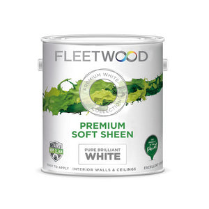 Fleetwood 2.5 Litre Premium Soft Sheen - Brillant White | SHPN25BW
