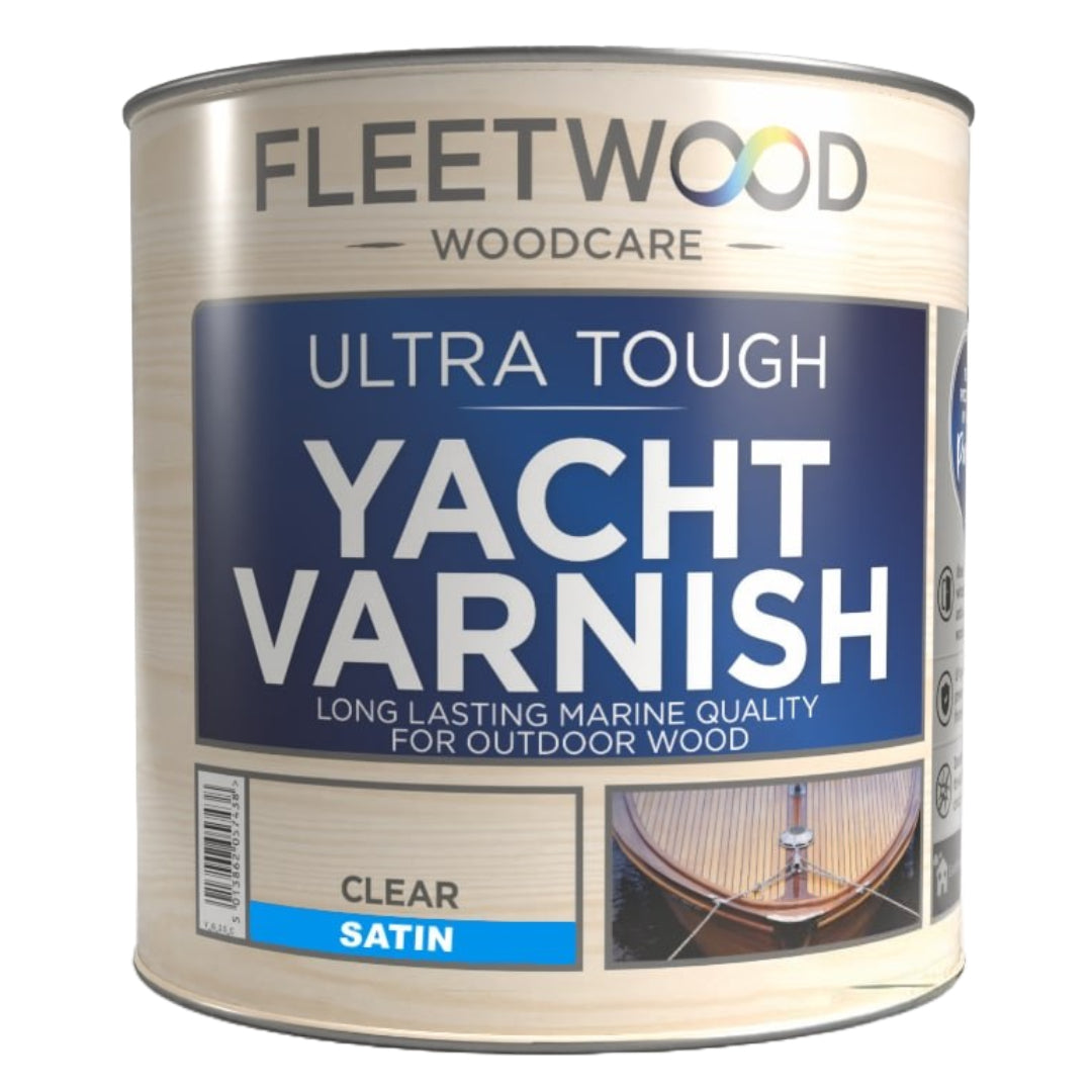 Fleetwood Ultra Tough Yacht Varnish 1 Litre - Clear Satin | WUTYS01CL