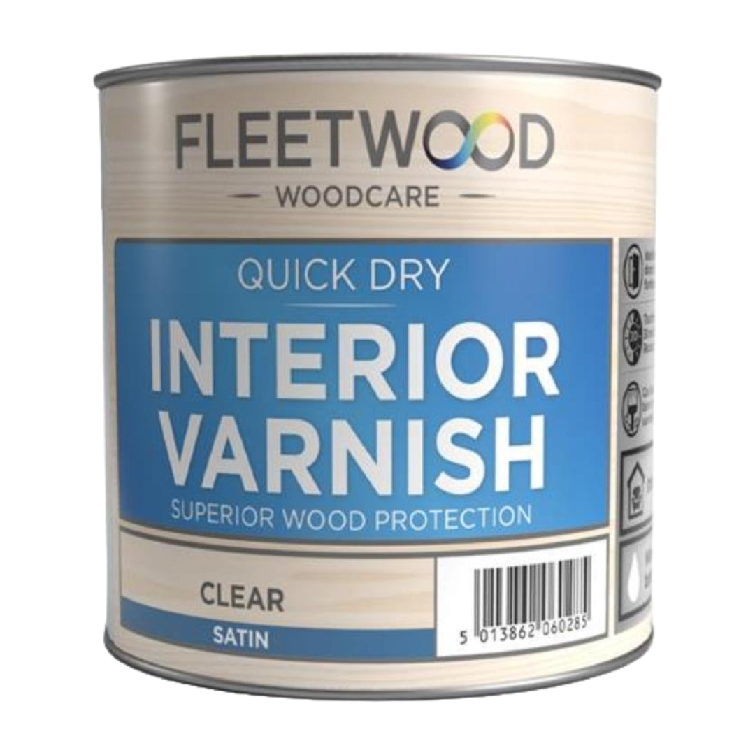 Fleetwood Interior Varnish 2.5 Litre Satin - Clear Satin | VAQDS25CL