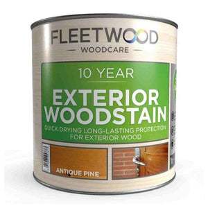 Fleetwood 10 Year Exterior Woodstain 1 Litre - Antique Pine | WEWS01AP